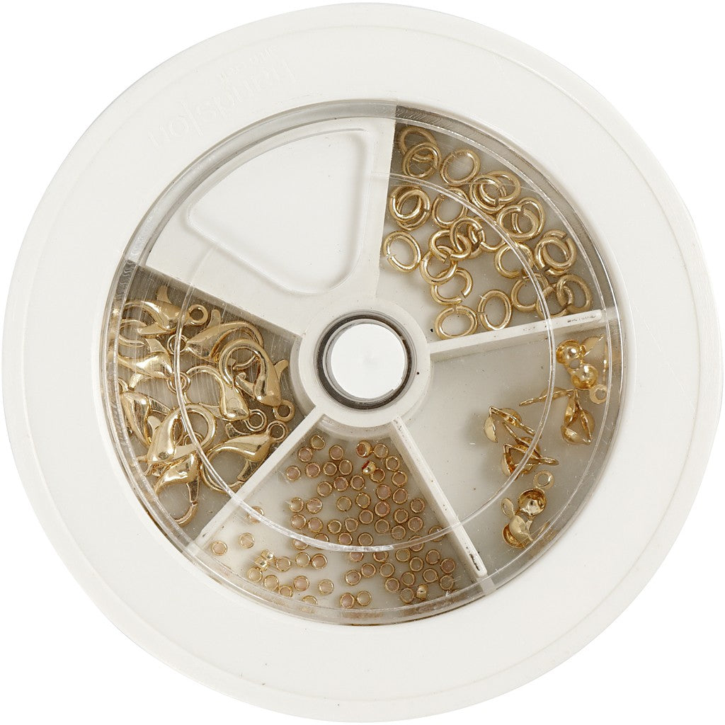 Creativ Company Verschlussset, Kupfer – Gold – 50 Stk.