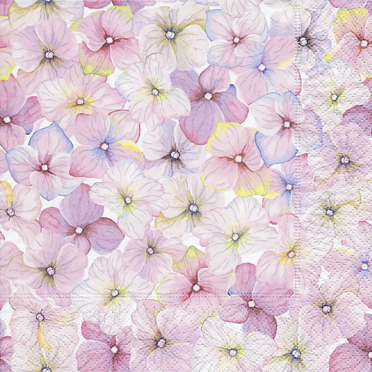 Paper + Design Servietten Small Blossoms – Mehrfarbig – 33 × 33 cm, 3-lagig – 20 Stück