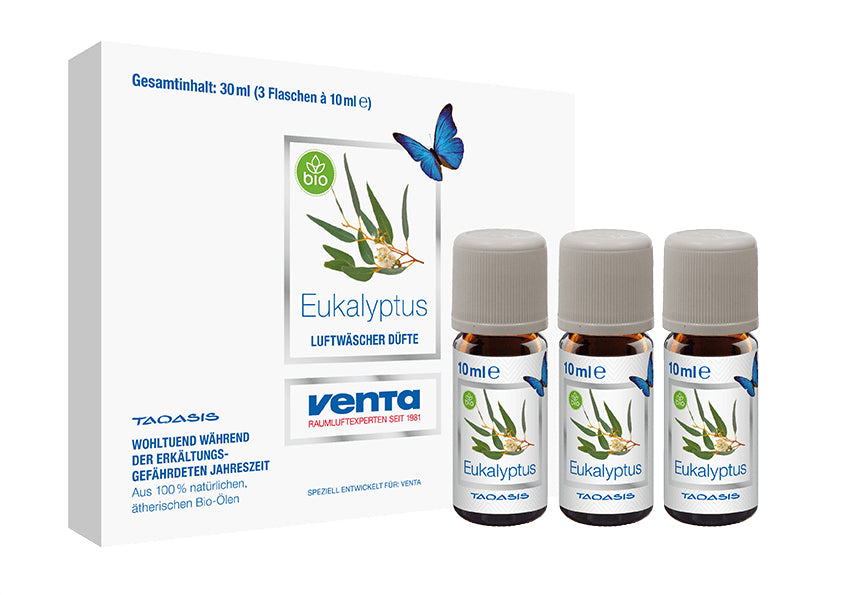 Venta Bio Eukalyptus – Duftöl, 3 × 10 ml