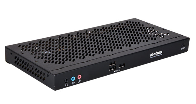 Matrox EXTIO F2408 – KVM-Extender, PCIe x1, 4× DisplayPort/4× DVI, 5× USB, 1 GB