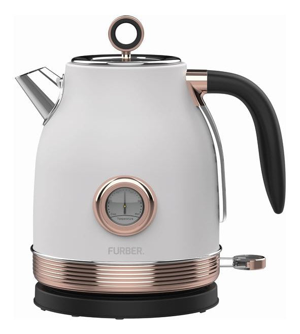 Furber. Furber Wasserkocher – 1,7 l, Edelstahl, Roségold