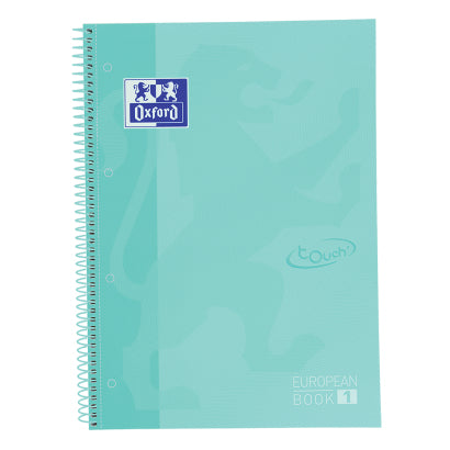 Oxford Spiralbuch – A4+ – 80 Blatt – Hardcover, mikroperforiert, 4-fach gelocht, Scribzee-kompatibel, mint