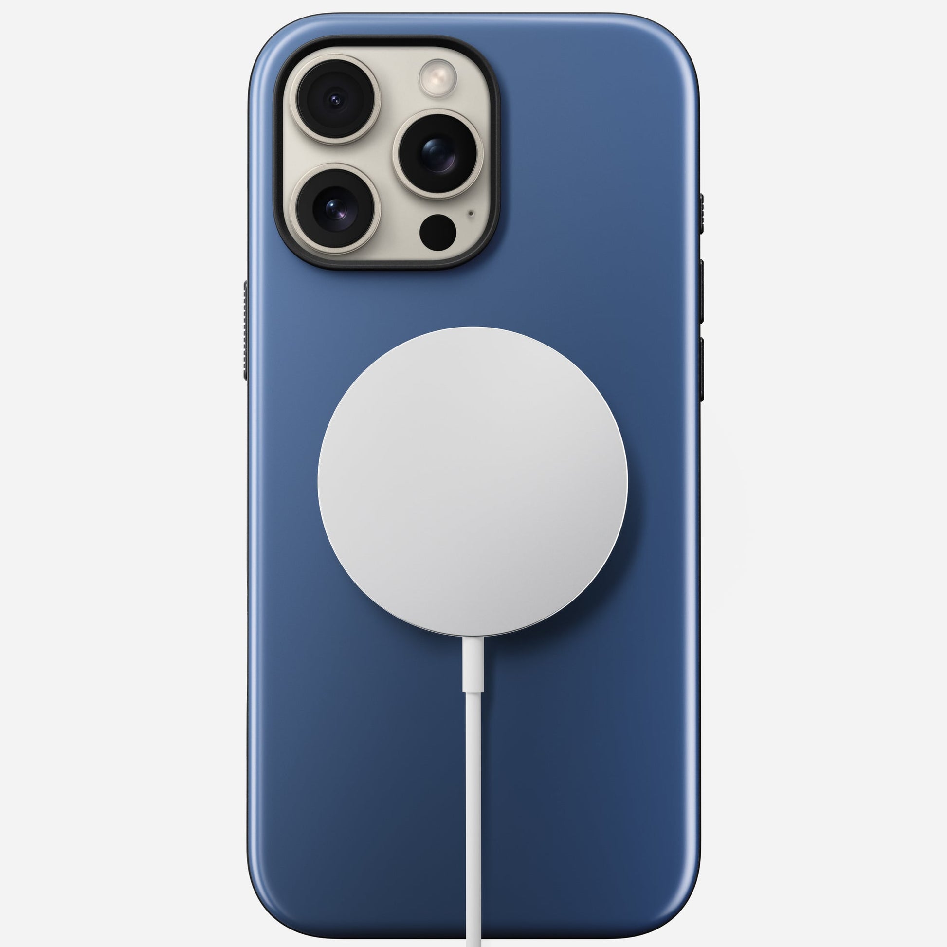 Nomad Backcover – für Apple iPhone 16 Pro Max, MagSafe, TPU, Blau, bis 2,4 m sturzsicher