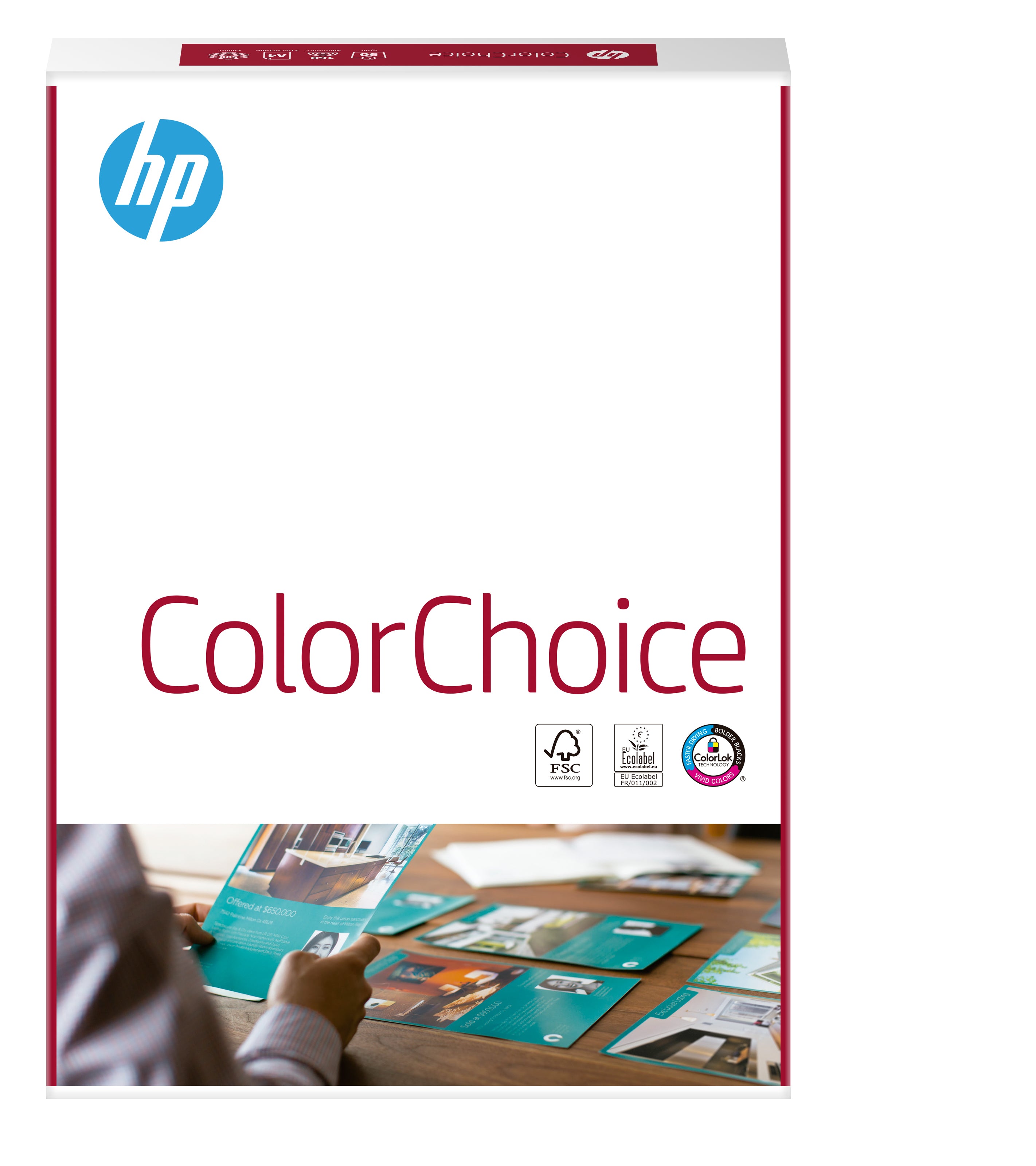 HP Kopierpapier – A3, 90 g/m², hochweiss – für Inkjet/Laser – FSC, EU Ecolabel – 500 Blatt