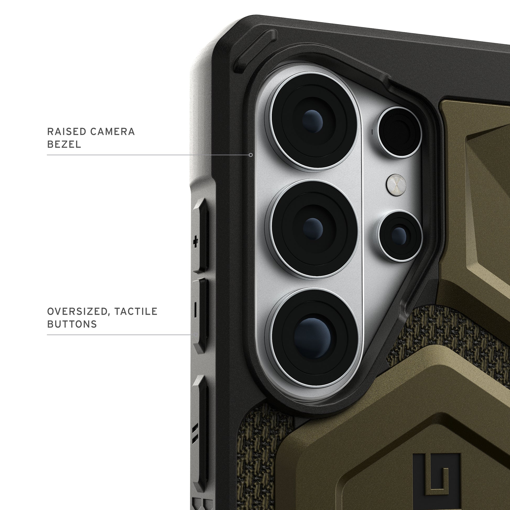 Urban Armor Gear UAG Monarch Pro – Rückcover – für Samsung Galaxy S26 Ultra – MagSafe, Aramid, Grün, bis 7,6 m Sturzsicher