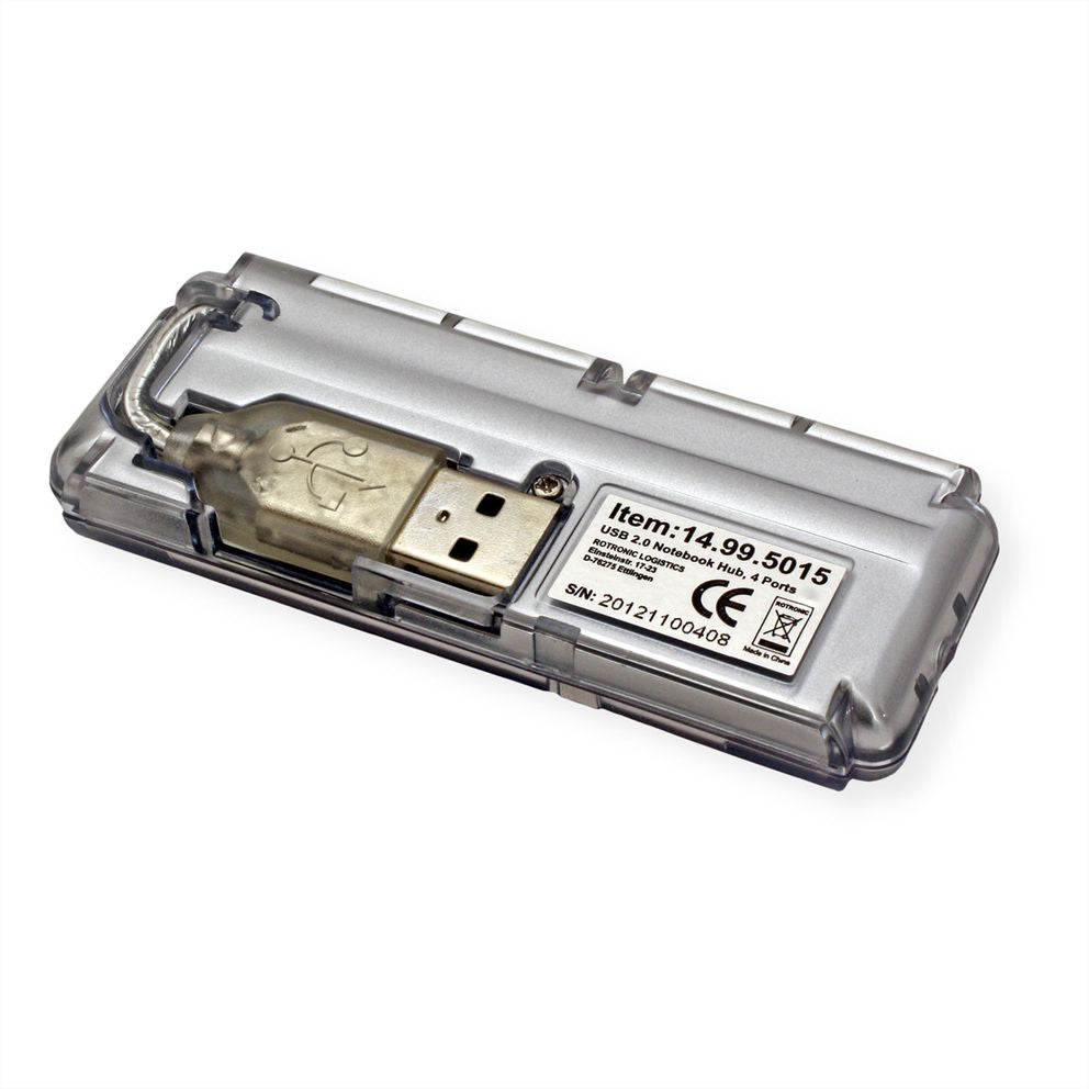 VALUE USB-Hub – USB 2.0, 4× USB-A