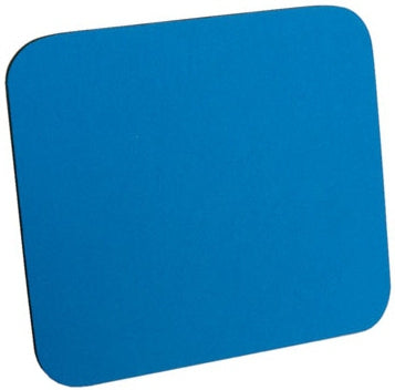 ROLINE Mauspad mit Handgelenkauflage – Textil – Blau – 253 × 220 mm – rutschfest