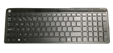 HP Tastatur – mechanisch – kabelgebunden – QWERTY (TR) – schwarz