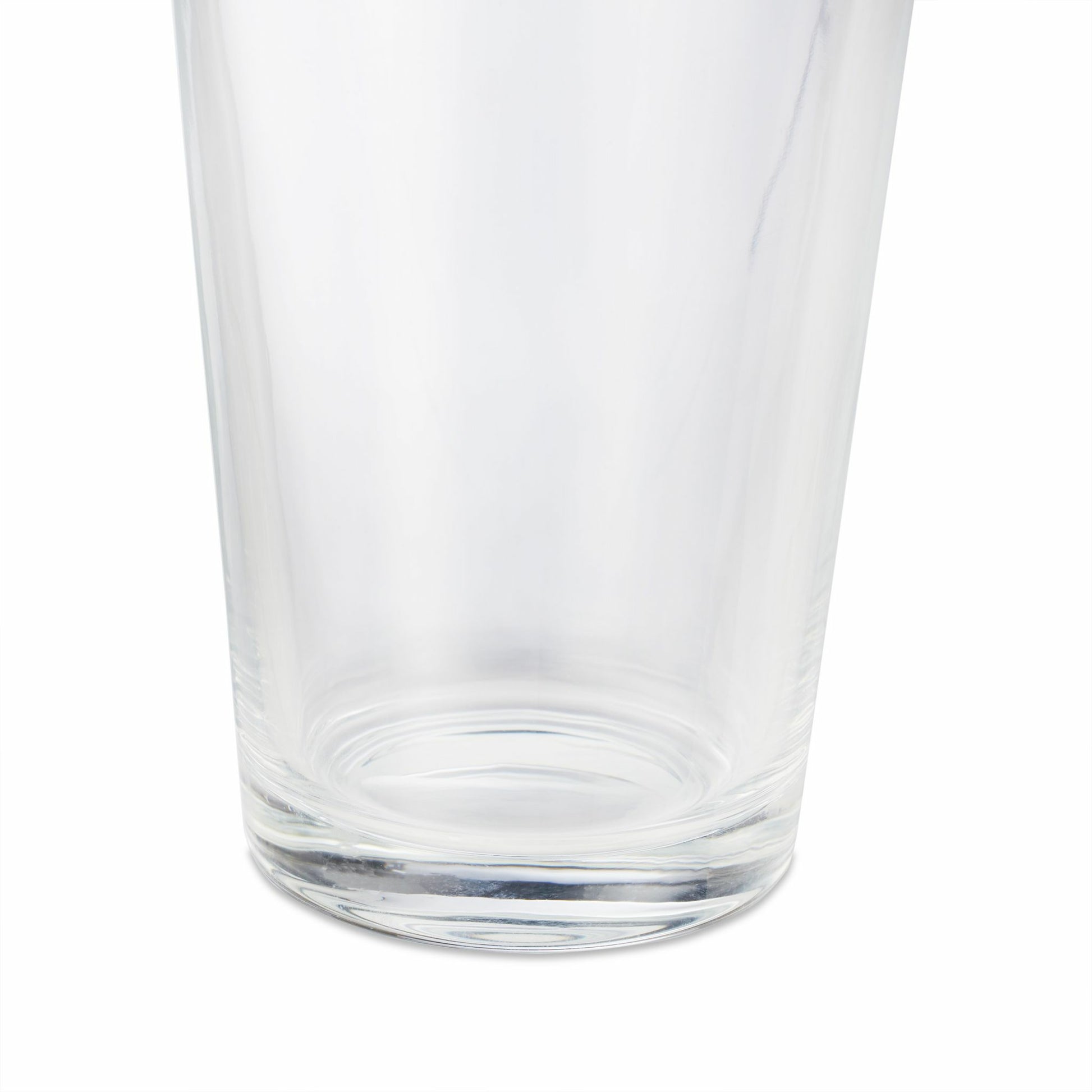 Relaxdays Trinkglas – 500 ml, Ø 9 cm, H 14,5 cm, Glas, Transparent