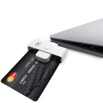 ACS ACR39U-NF PocketMate II – Smartcard-Leser – USB 2.0, Weiss, für Windows, Mac & mehr