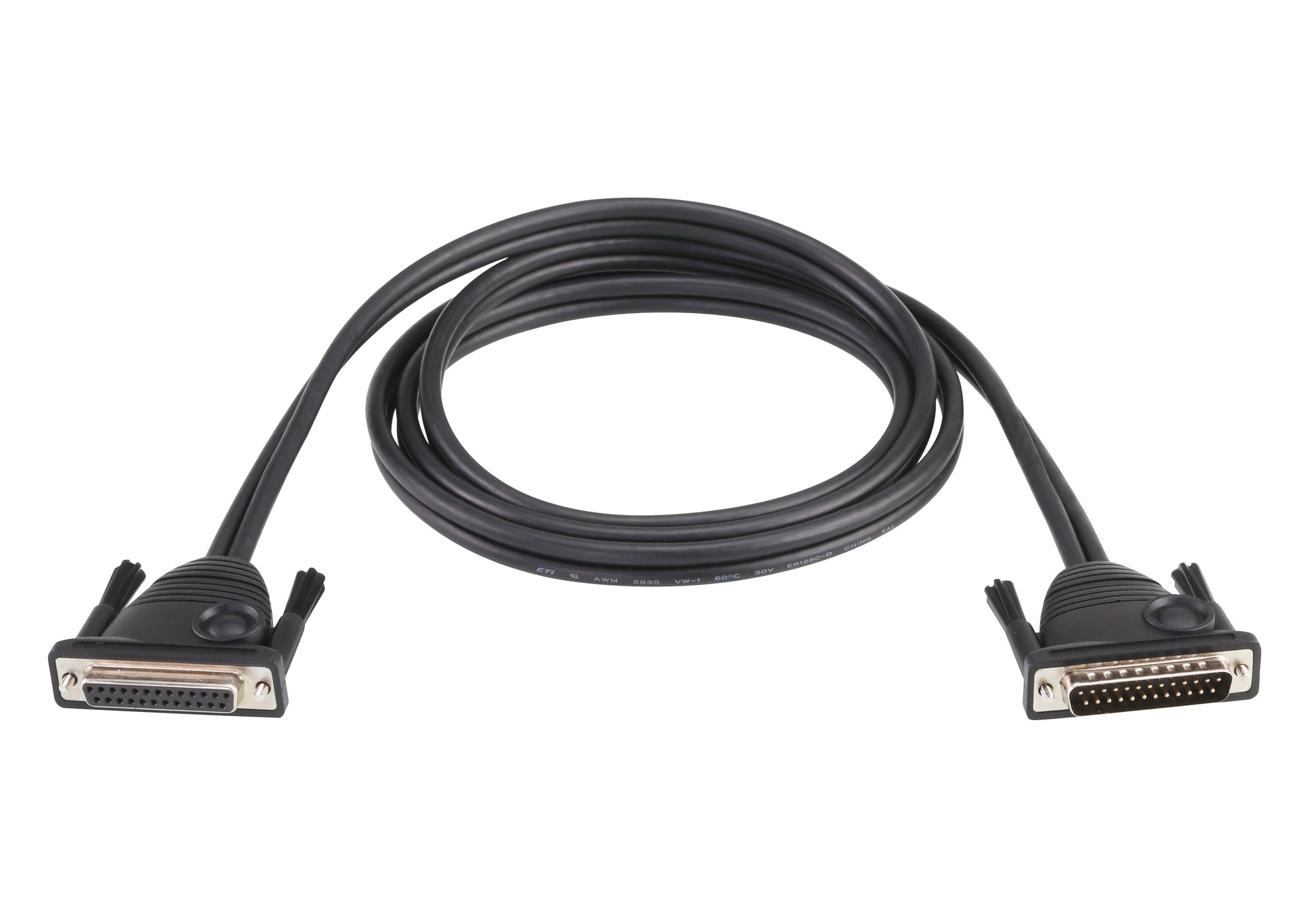 ATEN KVM-Kabel DB-25 Stecker auf DB-25 Buchse – 15 m – Schwarz – für KH2508A, KH2516A