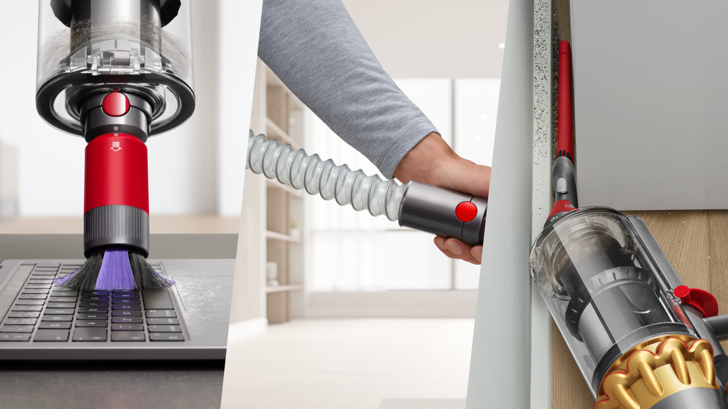 Dyson Spezialreinigungs-Set 972203-01 – flexibler Schlauch und Bürste, 3 Stück – für Dyson V8/V10/V11 und andere