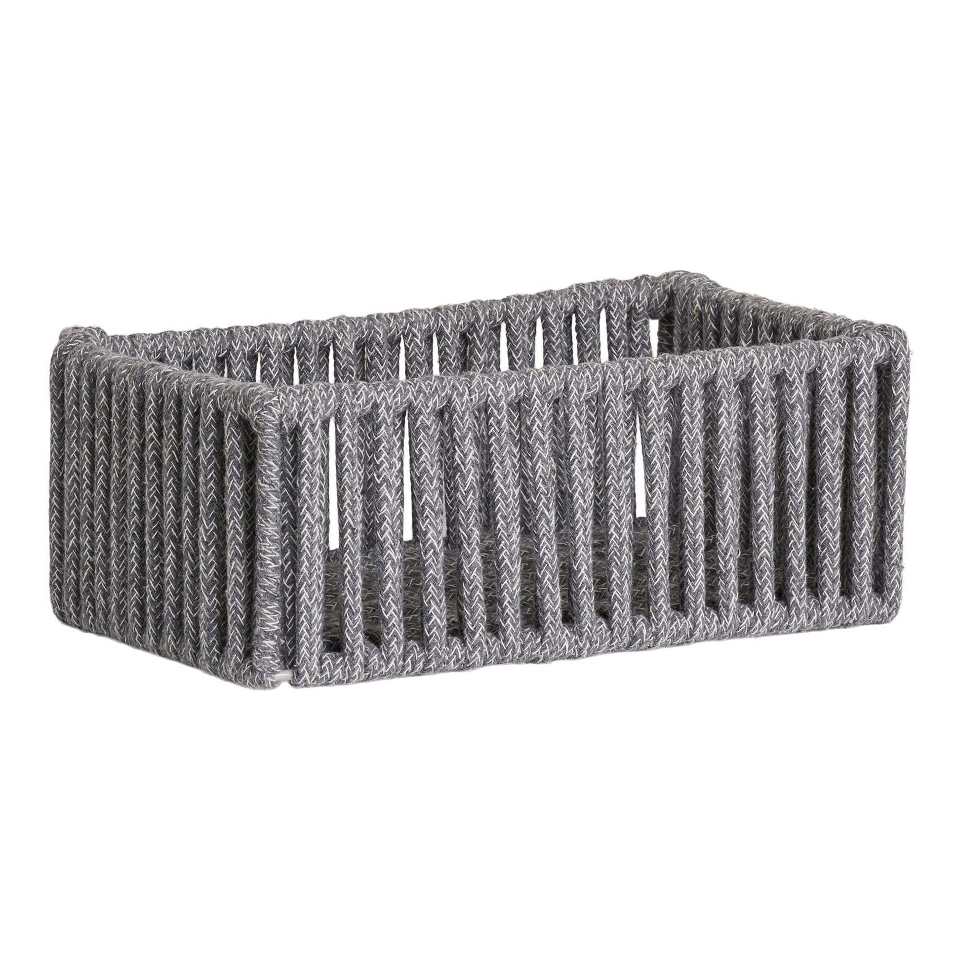 House Nordic Arese Aufbewahrungskorb – Metall – Grau – 310 × 120 × 210 mm – 3-teiliges Set