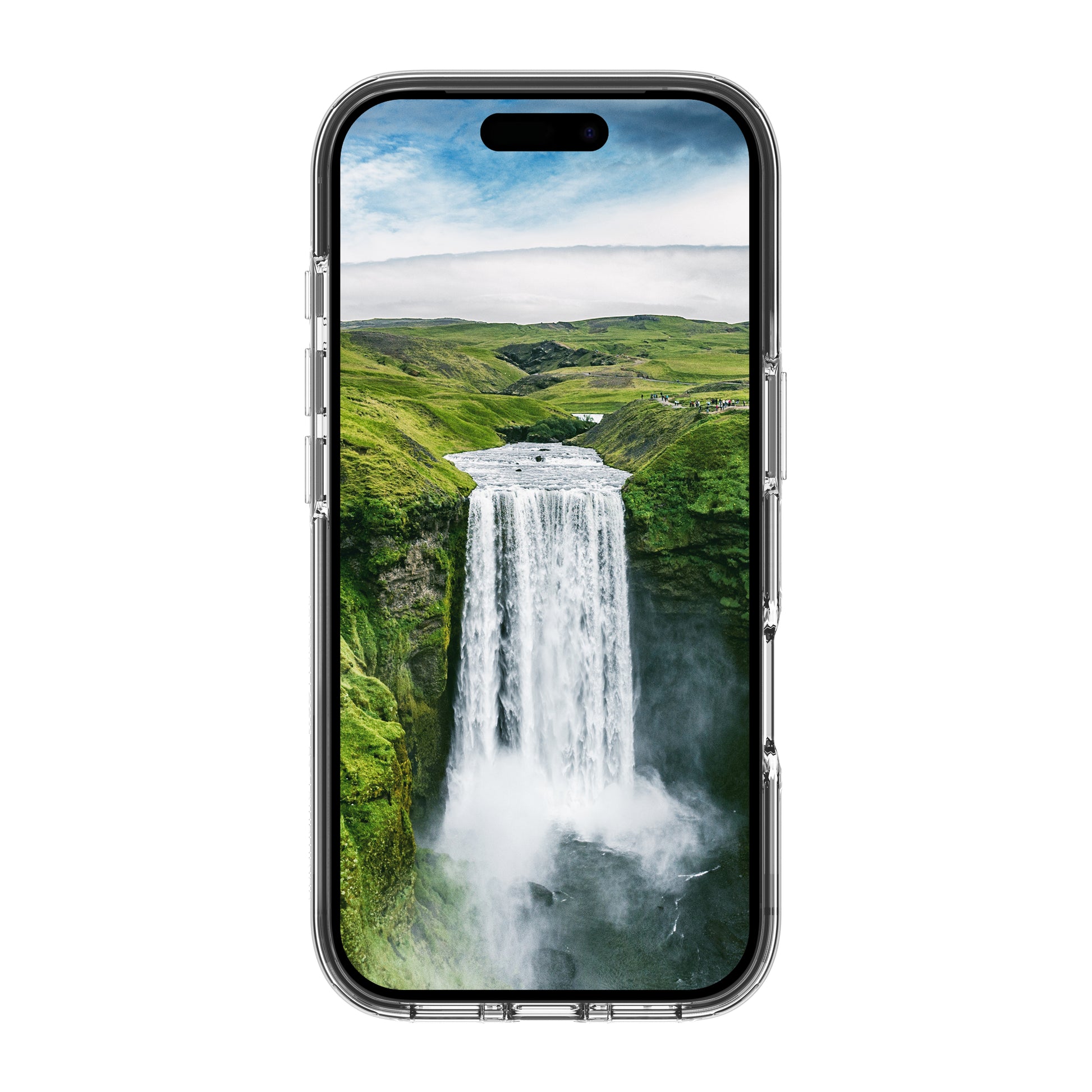 dbramante1928 Iceland Ultra D3O MS – Backcover – für Apple iPhone 17 Pro, Transparent, bis 4 m Sturzsicher