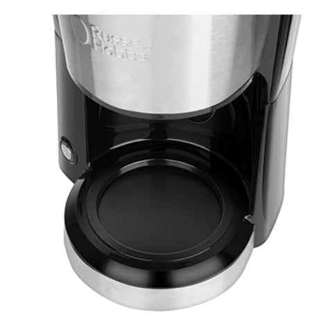 Russell Hobbs 24210-56 Filterkaffeemaschine – 5 Tassen, 0,6 l, Permanentfilter, schwarz/Edelstahl