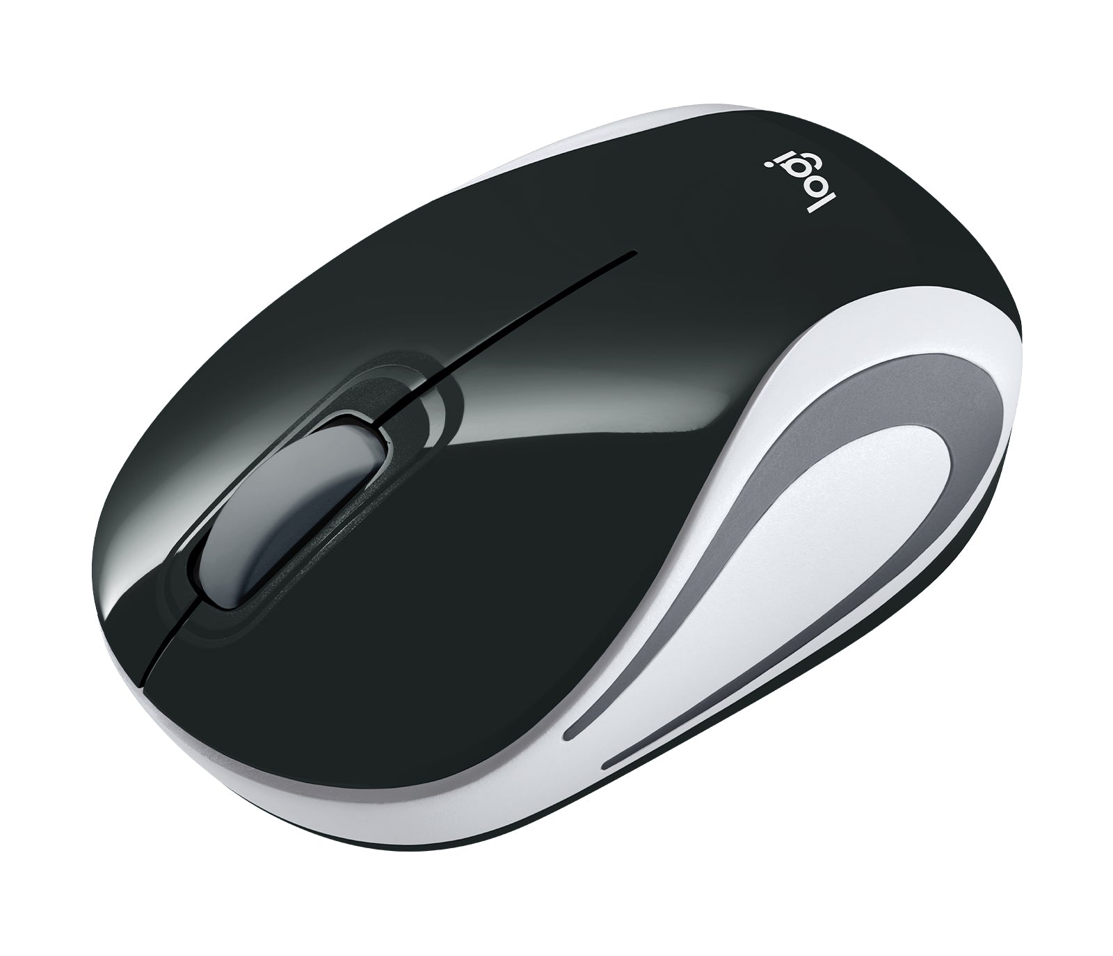 Logitech Wireless Mini Mouse M187 – Maus – Kabellos (2,4 GHz), beidhändig, Schwarz