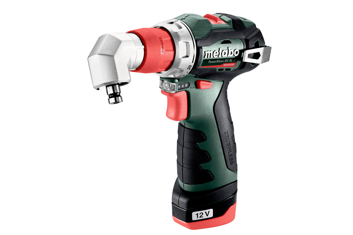 Metabo PowerMaxx BS BL Q Bohrschrauber – 12 V, bürstenlos, 2× 2,0 Ah + Ladegerät, 38 Nm, 400–1500 U/min