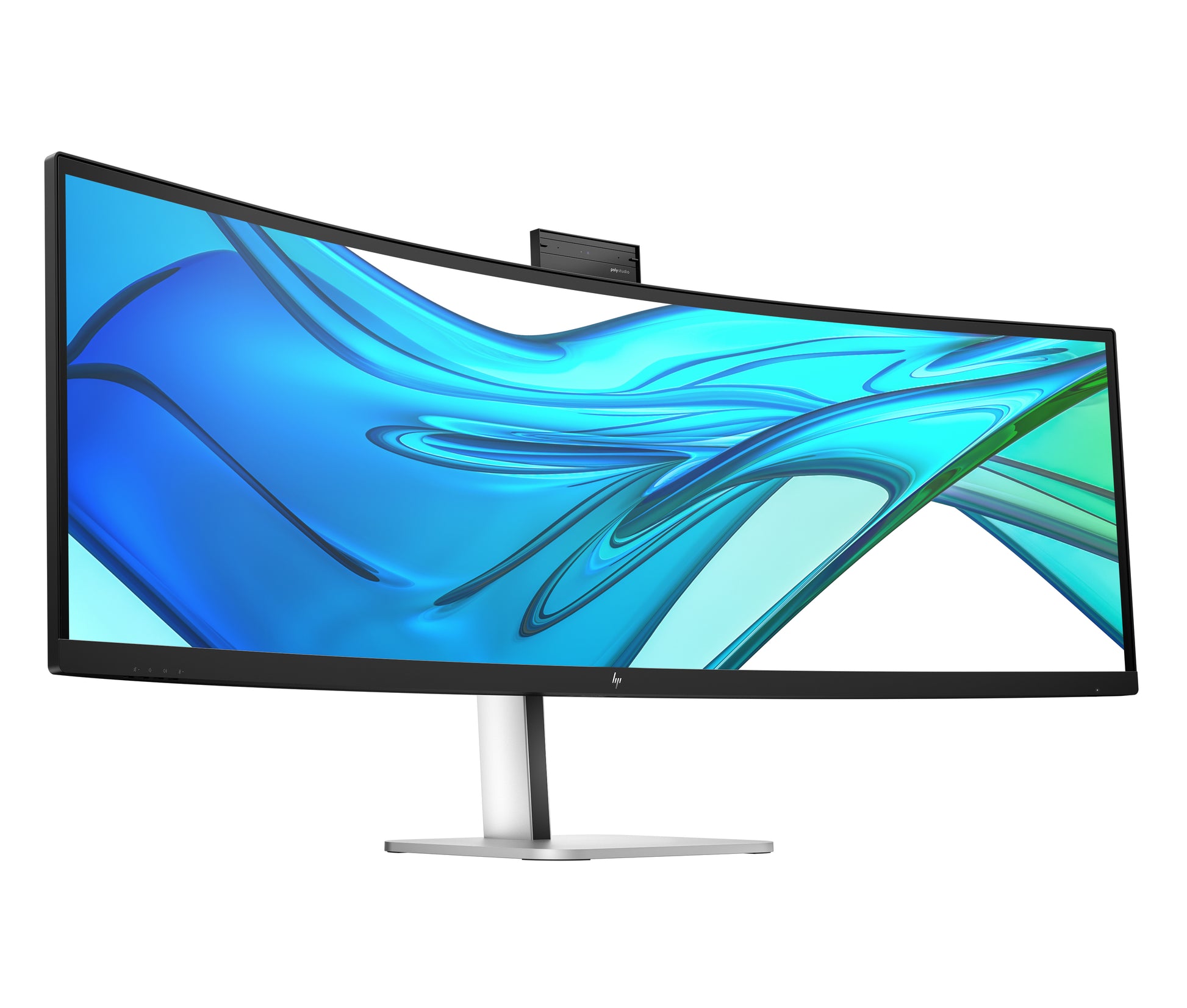 HP 549Pm – 49" Gebogen 1800R, 5120 × 1440 (DQHD), VA, 165 Hz, USB‑C 140 W, Webcam, LAN
