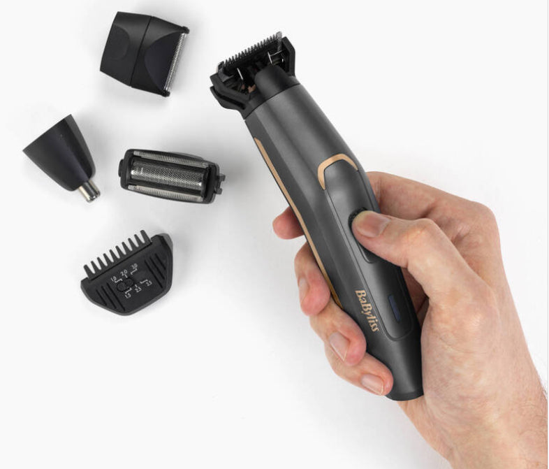 BaByliss Multitrimmer MT987E – kabellos, 70 Min Akku, 1–14 mm Schnittlänge – Graphit