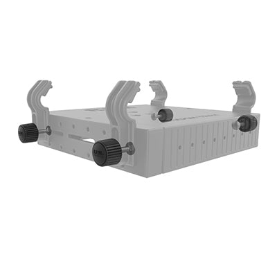 RAM Mounts Verstellknopf (Kit) für Trays – Schwarz/Silber