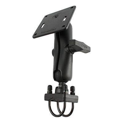 RAM Mounts RAM-334U – VESA-Adapterplatte – VESA 75×75 mm – Aluminium, Kugel Ø 3,81 cm – Schwarz – für RAM-235