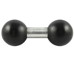 RAM Mounts RAM DOPPEL 1 1/2 Zoll KUGEL – VESA-Adapterplatte – Aluminium, Doppelkugel – Schwarz