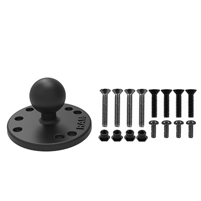 RAM Mounts RAM-B-202-G1 – Montagehalterung, Aluminium, Kugel Ø 2,54 cm, für Garmin GPSMAP, Schwarz