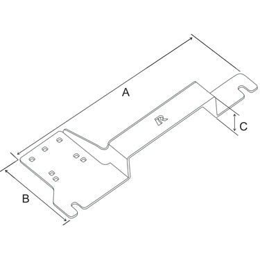 RAM Mounts Fahrzeug-Dock für Ford Explorer 2011 – Stahl, Schwarz