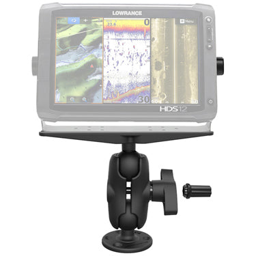 RAM Mounts RAM-SG-D-111U-C – Gimbal, 2.72 kg Tragkraft, für Garmin 1222/1242, Lowrance HDS/Elite (9–12), Schwarz