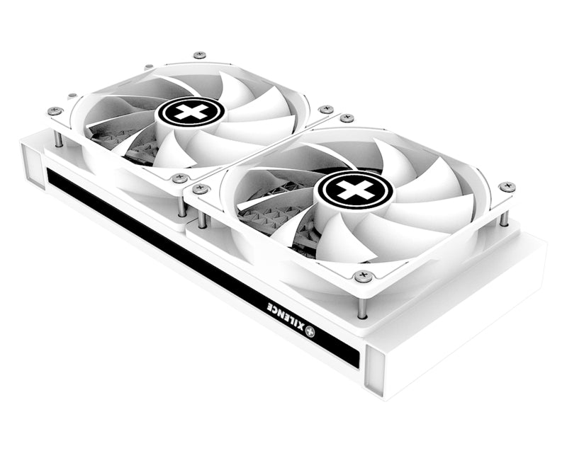 Xilence LQ240.W.ARGB – All-in-One Wasserkühlung – 240 mm, 2×120 mm, ARGB, 300 W, für AM5/AM4/LGA1700 und andere