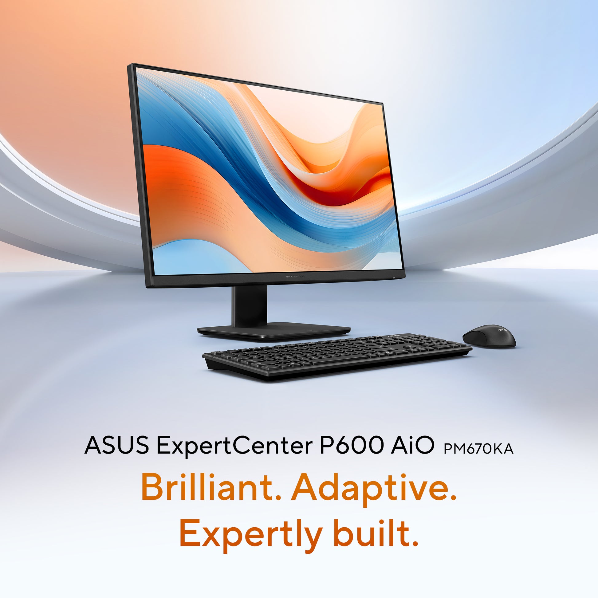 ASUS ExpertCenter P600 All-in-One – 27,0" Full HD, AMD Ryzen AI 7 350, 16 GB RAM, 512 GB SSD, Windows 11 Pro