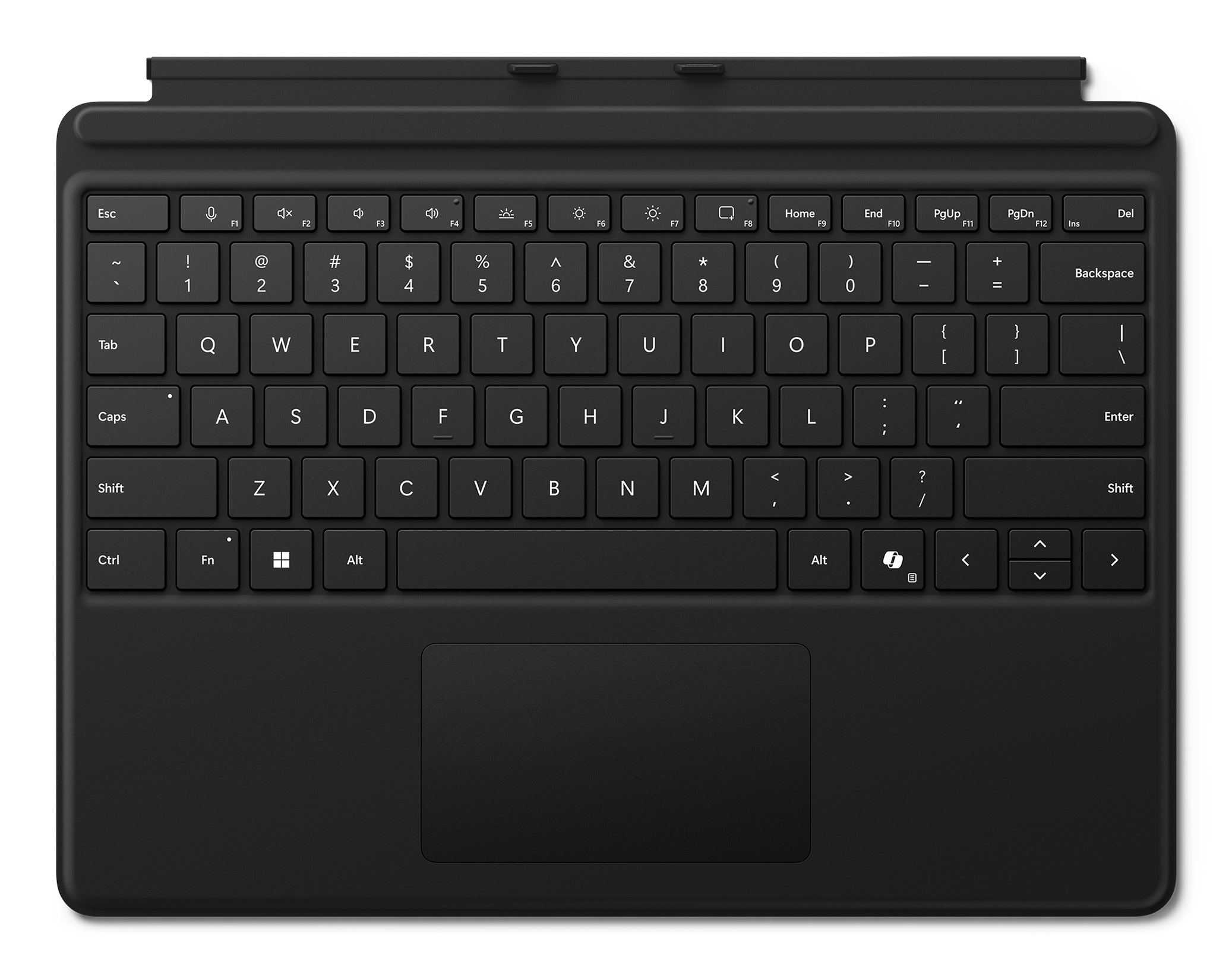 Microsoft Tastatur, kabelgebunden (Cover-Port) – für Surface Pro 10, Surface Pro 9 & Surface Pro 8 und andere