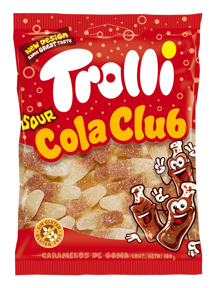 Trolli Sour Cola Club Gummibonbons – 100 g
