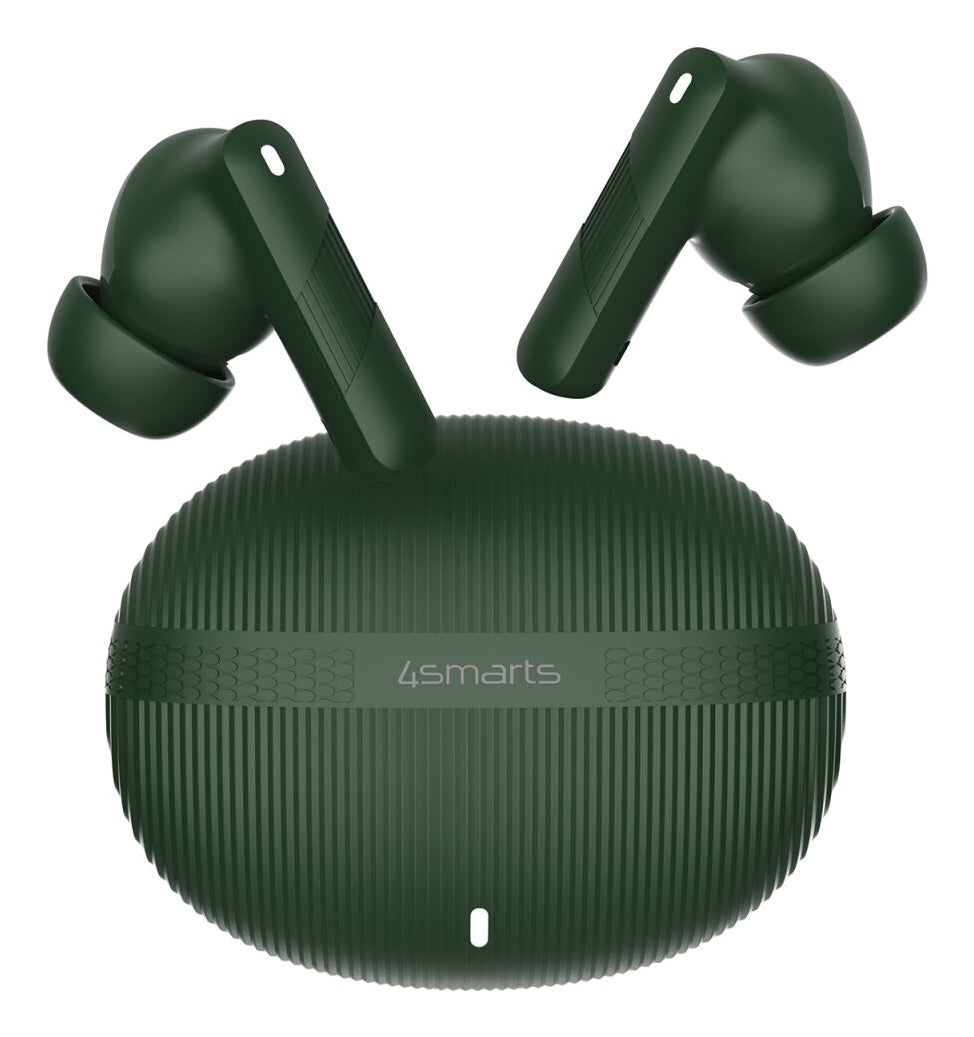 4smarts SkyBuds Pro – True Wireless In-Ear Kopfhörer – Bluetooth 5.4, ANC – Olivgrün, bis 20 h