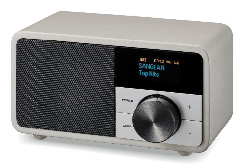Sangean DDR-7 – DAB+/UKW-Tischradio, Bluetooth – Silber