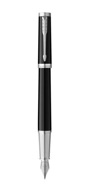 Parker Ingenuity Black C.T. – Federspitze F – schwarz, blau – Patronen