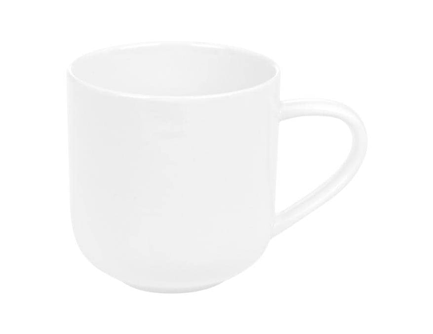 Furber. Kaffeetasse – 6er Set, 400 ml, Ø 9 cm, Knochenporzellan, Weiss, spülmaschinenfest, mikrowellengeeignet