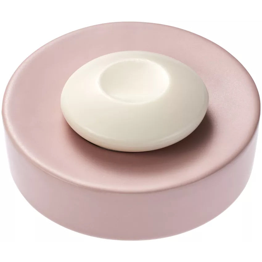 Diaqua Seifenschale Zylo – Ø12×4,2 cm, Keramik, Beige