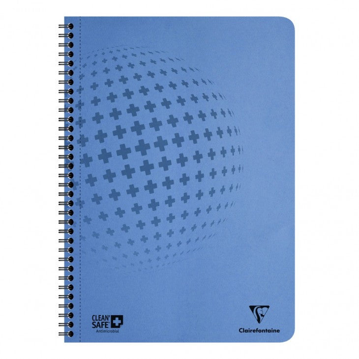 Clairefontaine Spiralheft A4, kariert (5 mm), 60 Blatt, mikroperforiert, 90 g/m² – blau