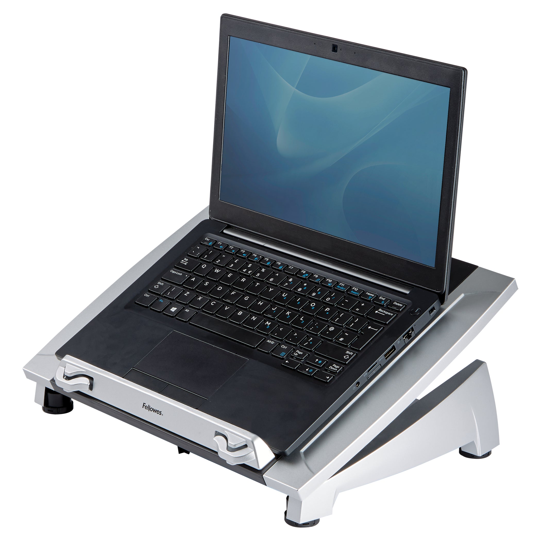Fellowes Laptop-Ständer – bis 17,0", 5 Stufen, bis 5 kg – Silber