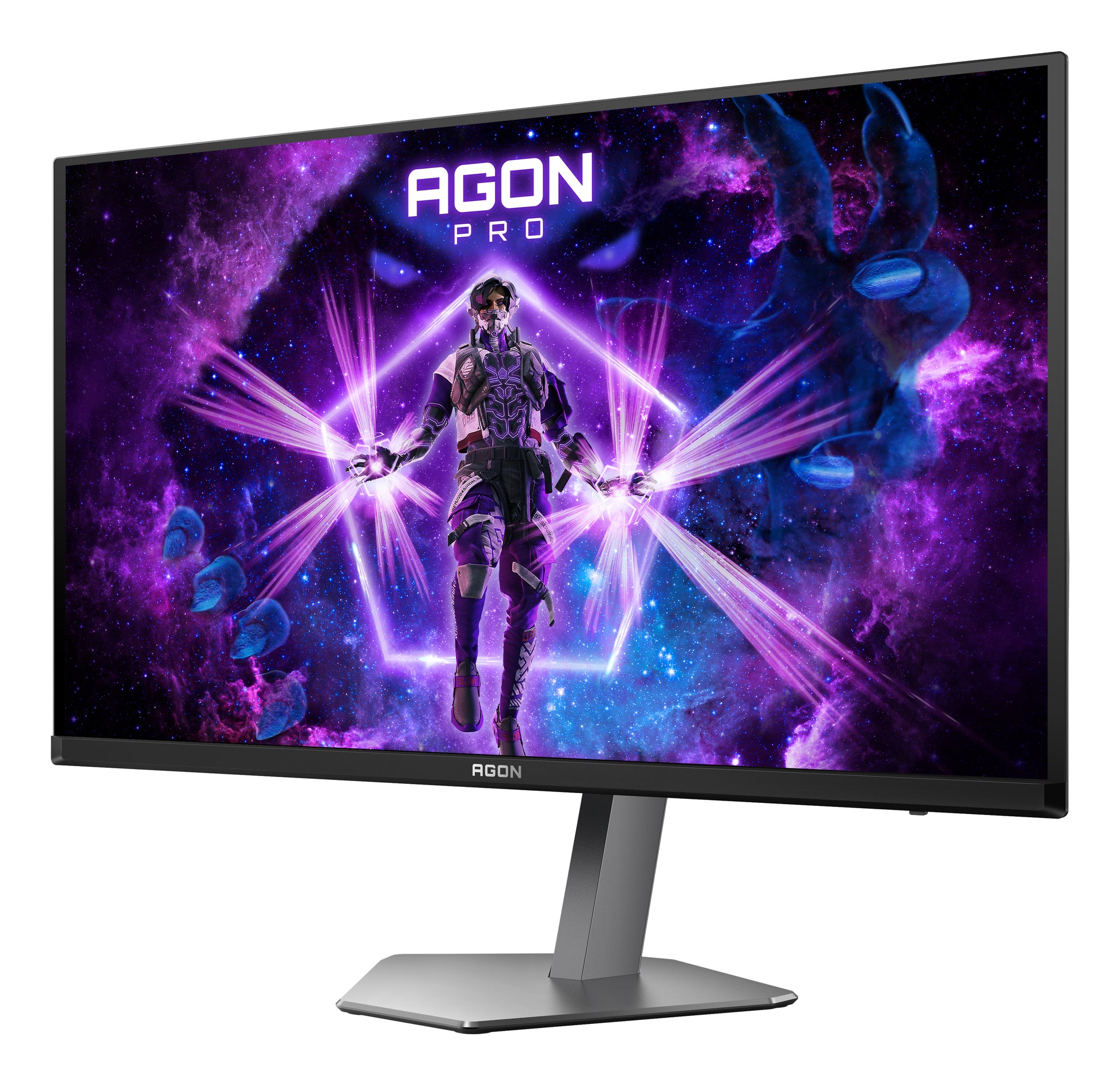 AOC AG276QKD2 – Monitor, 26,5", IPS, 500 Hz, USB-C, Gebogen, Eingebaute Lautsprecher, Adaptive Sync, Schwarz