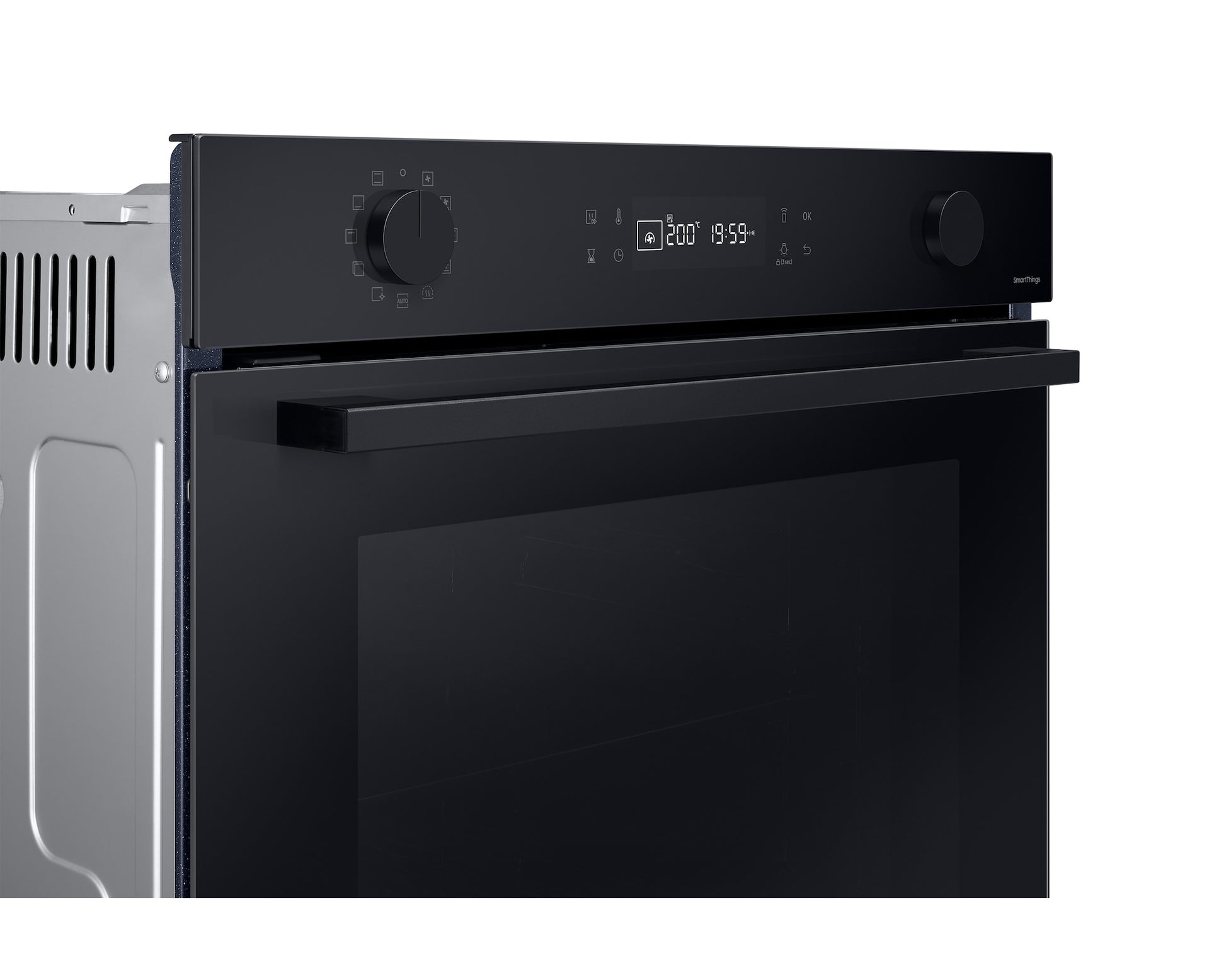 Samsung Einbau-Backofen NV7000 NV7B41201AK/U3 – 76 l, Grill & Heissluft, 3850 W – schwarz