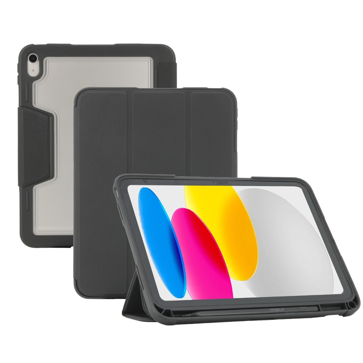 Mobilis Tablet-Hülle für iPad 11" (11. Gen.) und iPad 10,9" (10. Gen.) – Schwarz