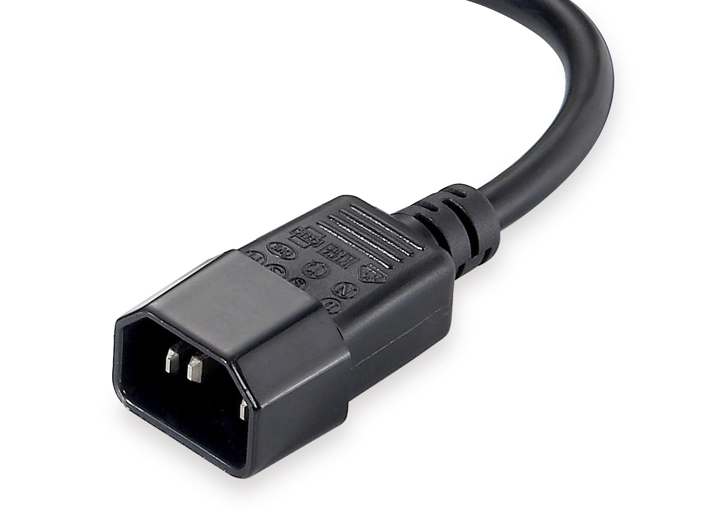 Equip Netzkabel, IEC C14 auf IEC C13, Y-Kabel, 230 V, 1,6 m, Schwarz