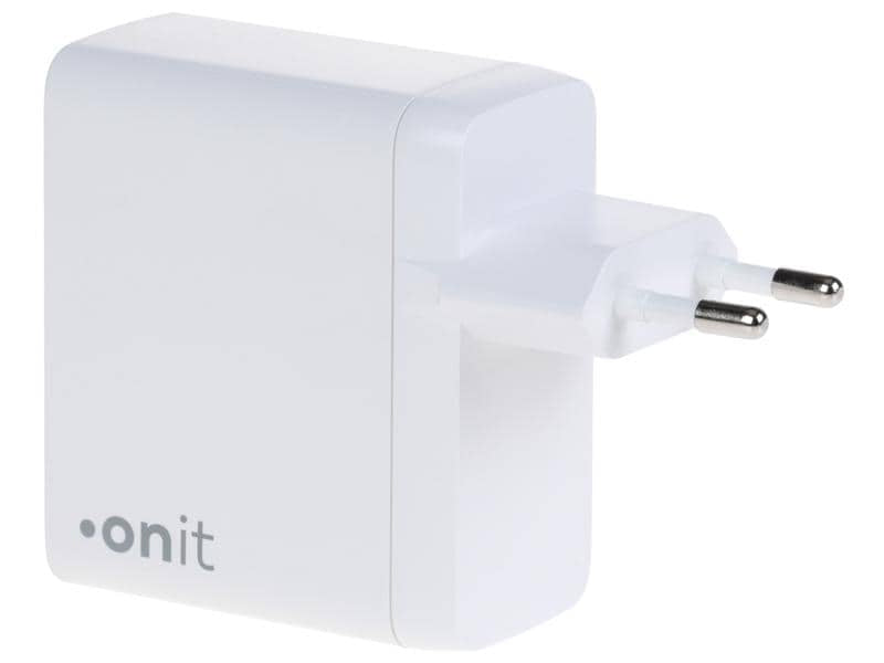 ONIT GaN Ladegerät – 120 W, 2× USB-C + 1× USB-A