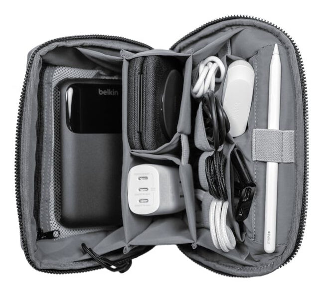 Belkin Reissverschlusstasche – 1 l – Schwarz – Leder/PES – 1 Stk.