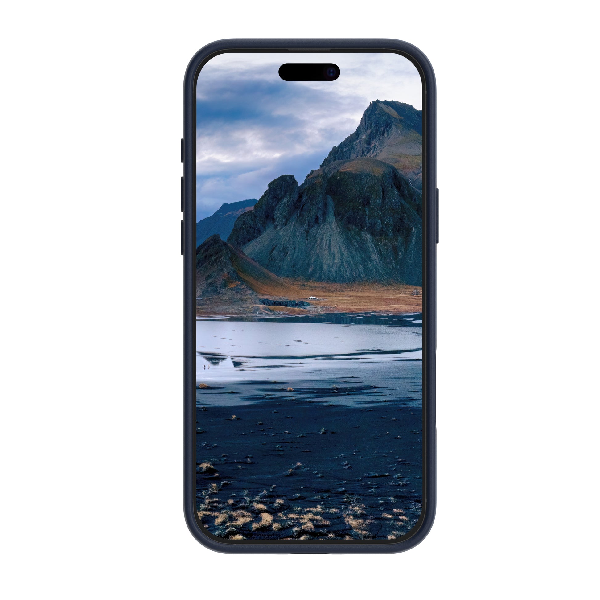 dbramante1928 Iceland Ultra D3O Backcover – für Apple iPhone 16 Pro Max – Recycling-Kunststoff, blau
