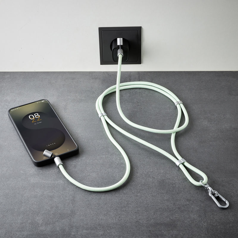Intenso Daten- & Ladekabel – USB-C auf USB-C 1,65 m, PD 60 W, geflochten, Grün – für USB-C Geräte