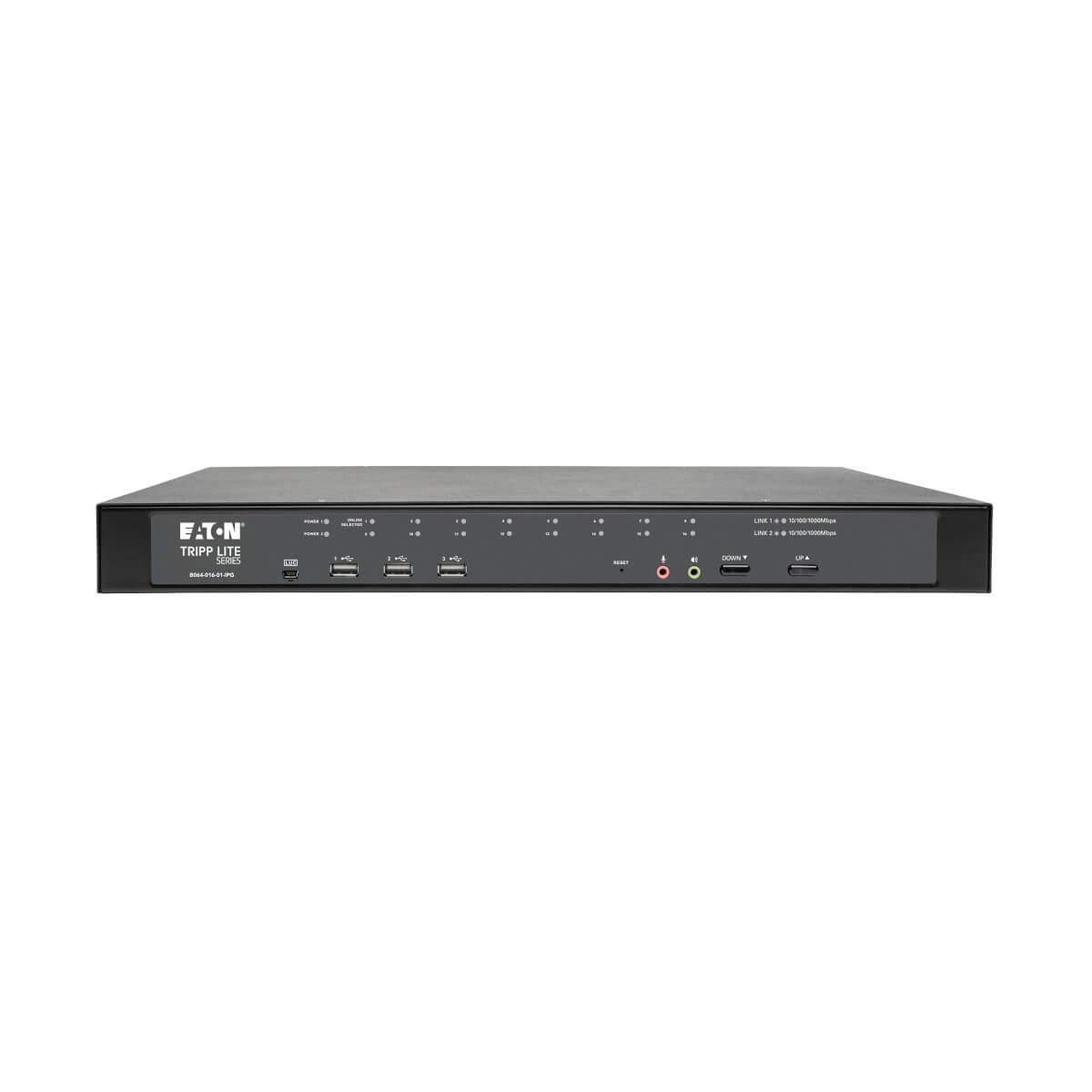 Tripp Lite B064-016-01-IPG – 16-Port VGA KVM-Switch – 1920 × 1200/60 Hz, Audio, Rack 1U