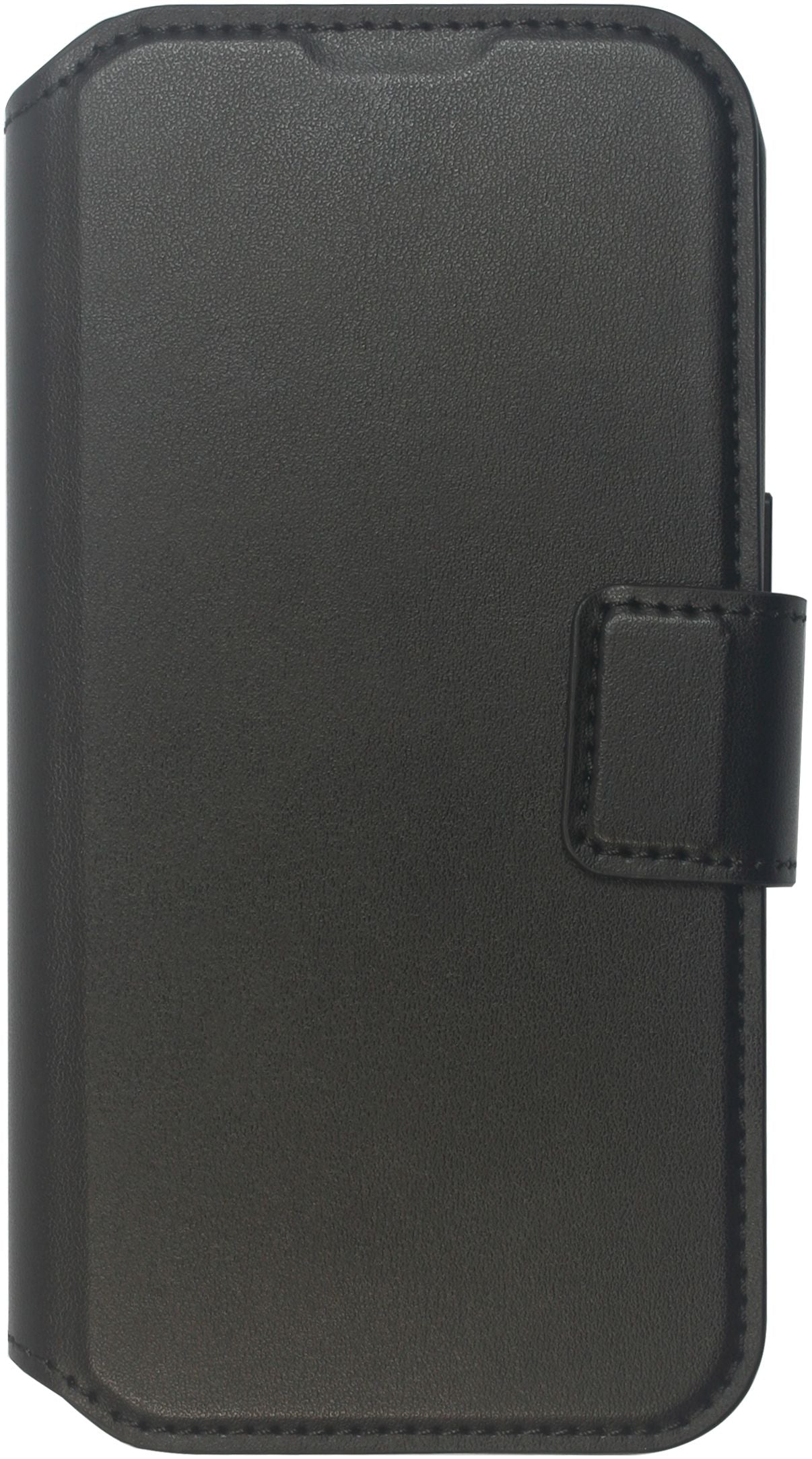 eSTUFF INFINITE MILAN Wallet-Case – Schwarz, Leder – für Apple iPhone 16 Pro – mit 3 Kartenfächern